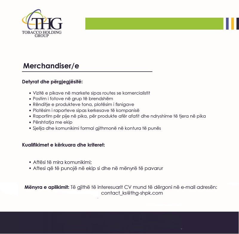 Merchandiser/e